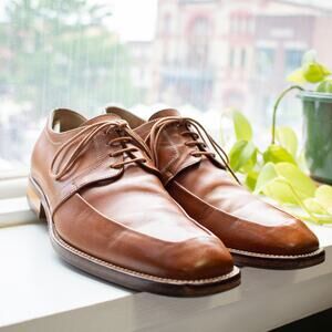 Gordon Rush Men's Tan Square Toe Dress Shoes Size 8.5